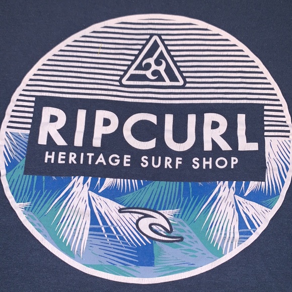 Rip Curl Heritage Surf Shop SS Tee (S) - Picture 2 of 7